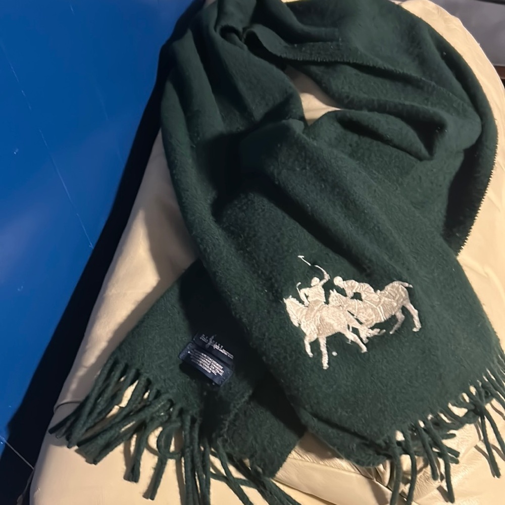 Hunter Green Cashmere/ Wool Blend Scarf